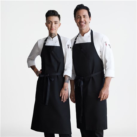 Chefwear Unisex Dory Chef Apron | Graphite | One Size | Heavy Duty & Durable Apron