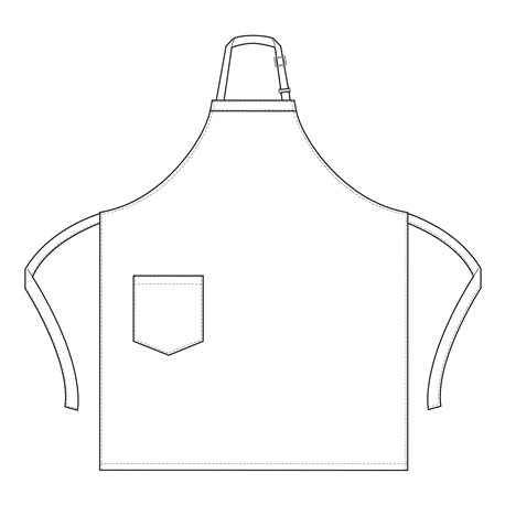 Everyday Cotton Bib Apron